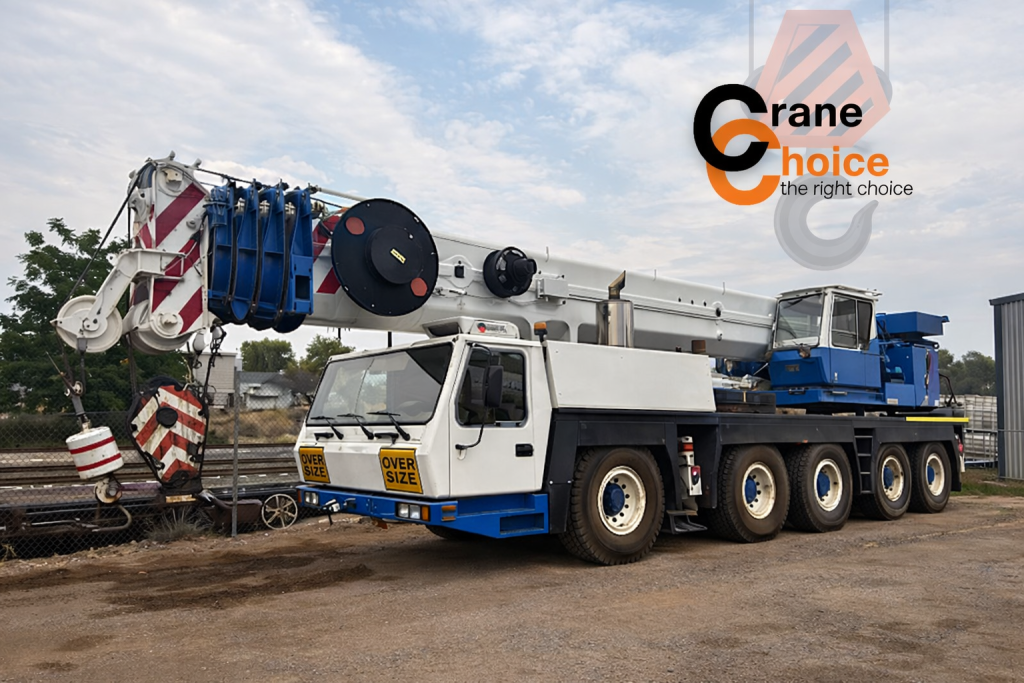 2000 GROVE GMK5100 60t All Terrain crane for sale in NT — Three-quarter view