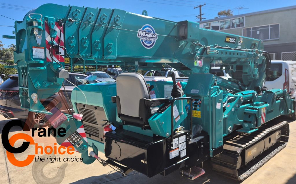 2025 Maeda MC815C 8.09t Mini Crawler crane for sale in Melbourne, VIC — Rear right three-quarter view
