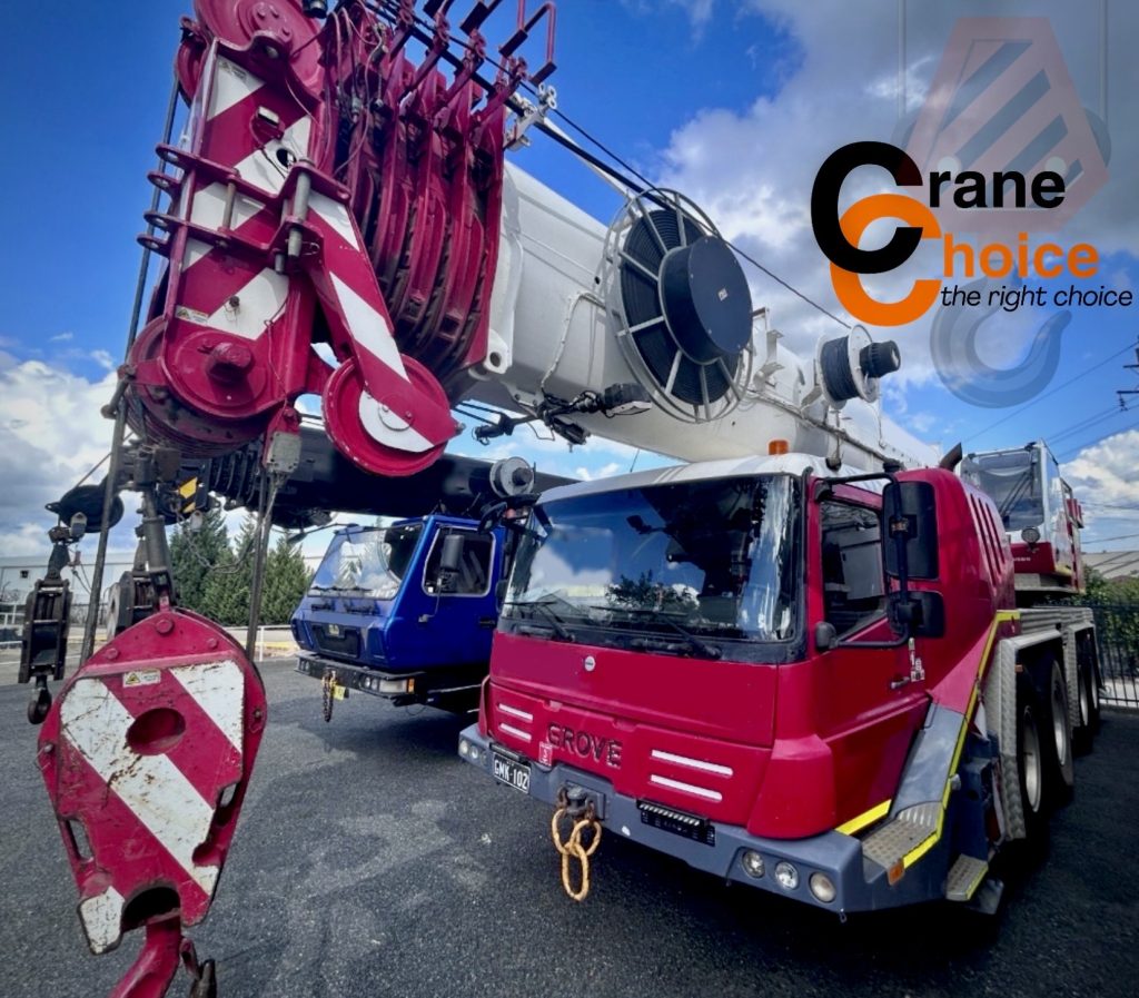 2008 GROVE GMK4100 100t All Terrain crane for sale — general crane view