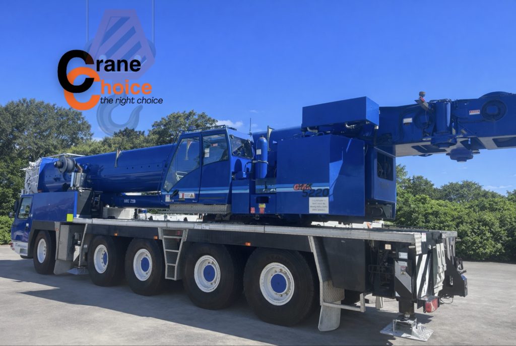 2010 GROVE GMK5220 220t All Terrain crane for sale — general crane view