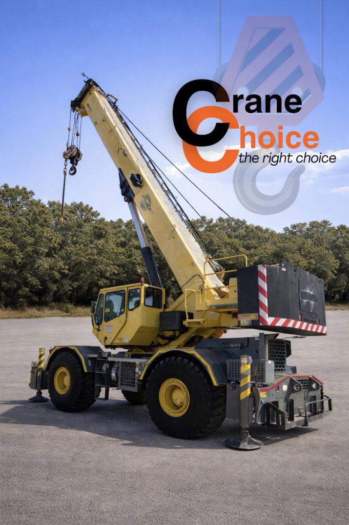 2011 GROVE RT760E 55t Rough Terrain crane for sale in NSW — Rear left three-quarter view