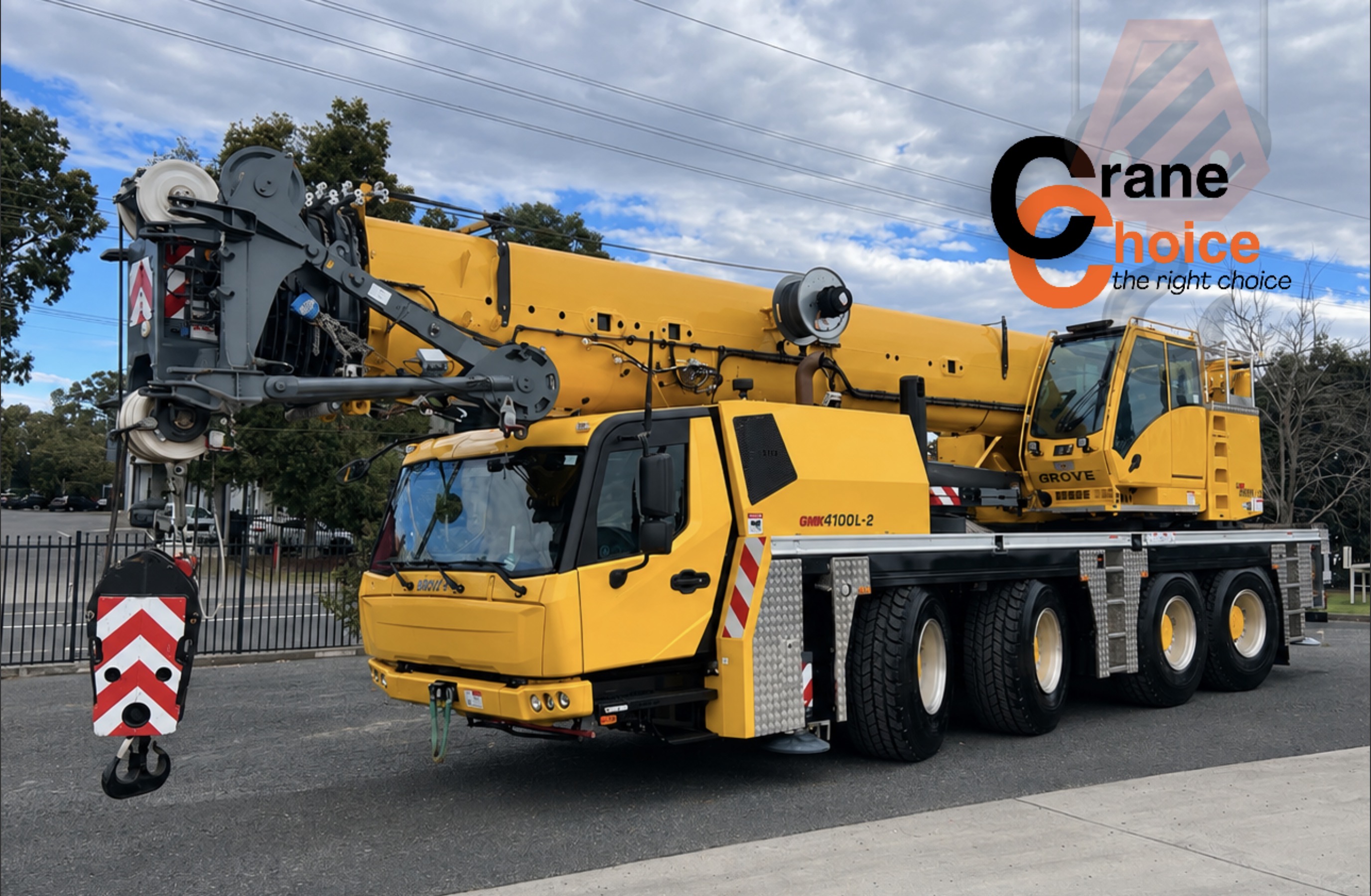 2024 Grove GMK4100L-2 100t All Terrain Crane for Sale Australia