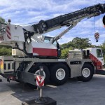 Side view of the 2019 Grove GMK3060L all terrain crane. 2019 Grove GMK3060L 60 tonne all terrain crane side view Australia